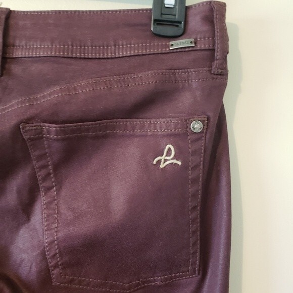 DL1961 Florence Instasculpt Sequoia Ultimate Coated Crop Skinny Ankle Pants 27 - Picture 4 of 15